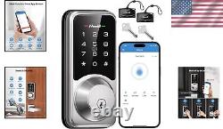 Keyless Entry Smart Lock with App Control & Touchscreen Keypad 5-in-1 Access