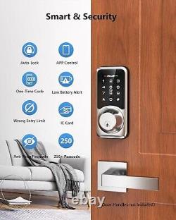 Keyless Entry Smart Lock with App Control & Touchscreen Keypad 5-in-1 Access