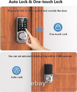 Keyless Entry Smart Lock with App Control & Touchscreen Keypad 5-in-1 Access