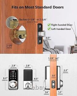 Keyless Entry Smart Lock with App Control & Touchscreen Keypad 5-in-1 Access