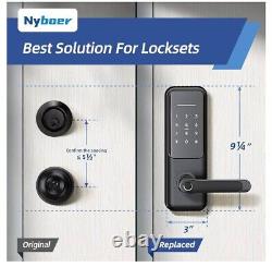 Keyless Fingerprint Smart Door Lock and Handle Keypad Entry Electronic Passcode