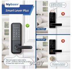 Keyless Fingerprint Smart Door Lock and Handle Keypad Entry Electronic Passcode