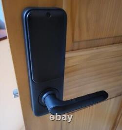 Keyless Fingerprint Smart Door Lock and Handle Keypad Entry Electronic Passcode