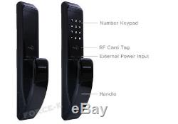 Keyless Lock COMMAX Push-Pull CDL-203P Smart Digital Doorlock Pin+RFID Black