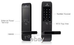 Keyless Lock GATE-EYE MS701 Digital Smart Doorlock Security Entry Passcode+RFID