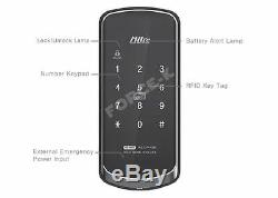 Keyless Lock MI-460S Digital Doorlock Smart Security Entry Password + 4 RF Cards