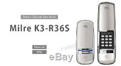 Keyless Lock Smart Doorlock Milre K3-R36S Digital Security Entry Passcode+RFID