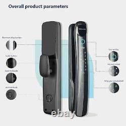 Keyless Lock Smart Entry Lock Semiconductor Fingerprint Password Card Swipe For