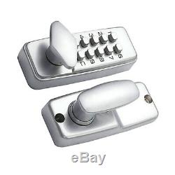Keyless Mechanical Digital Push Button Door Lock Zinc Alloy Smart Home Entry