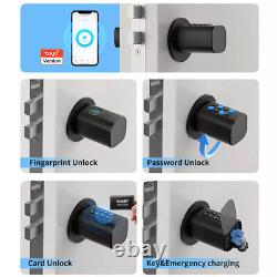 Keyless Smart Door Lock Cylinder Finger prints Tuya Remote Control Smart Lock