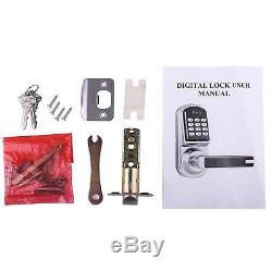 Keyless Smart Door Lock Keypad with Reversible Lever and Automatic Locking