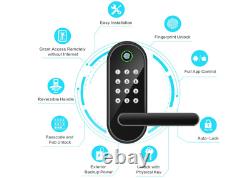 Keypad Keyless Entry Door Lock with Handle Fingerprint Smart Door Lock Code