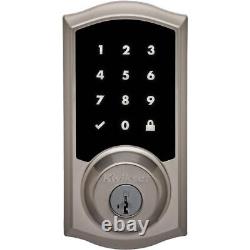 Kwikset 919 Premis Bluetooth Touchscreen Smart Lock Satin Nickel