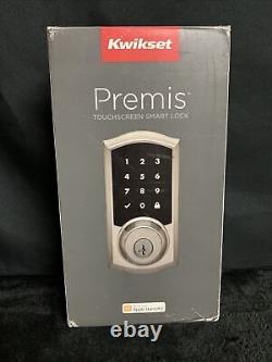 Kwikset 919 TRL Premis 15 SMT CP Touchscreen Keyless Entry Smart Lock With Re-Key
