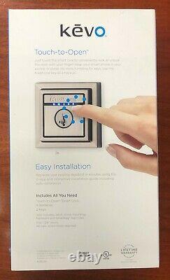 Kwikset 99250-210 Kevo Touch-to-Open Bluetooth Smart Square Door Lock