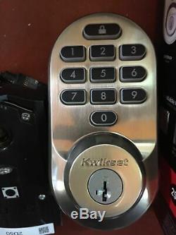 Kwikset 99380-001 Halo Wi-Fi Smart Lock Keyless Entry, Satin Nickel