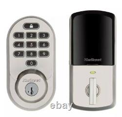 Kwikset HALO Wi-Fi Smart Lock Keyless Entry Brand NEW- Satin Nickel