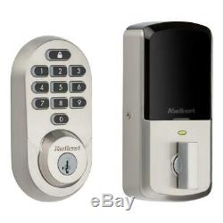 Kwikset HALO Wi-Fi Smart Lock Keyless Entry Satin Finish Deadbolt 99380-001