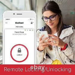 Kwikset Halo 99390-004 Wi-Fi Touchscreen Smart Lock Keyless Entry (Iron Black)