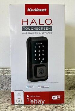 Kwikset Halo Smart Keyless Electronic Touchscreen Deadbolt Venetian Bronze