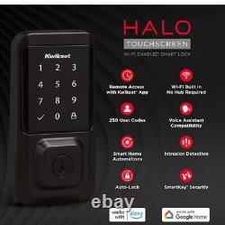 Kwikset Halo Smart Keyless Electronic Touchscreen Deadbolt Venetian Bronze