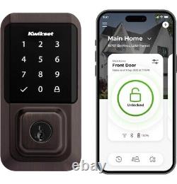 Kwikset Halo Smart Keyless Electronic Touchscreen Deadbolt Venetian Bronze