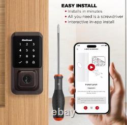 Kwikset Halo Smart Keyless Electronic Touchscreen Deadbolt Venetian Bronze