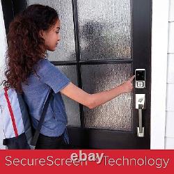 Kwikset Halo Wi-Fi Smart Door Lock, Keyless Entry Electronic Touchscreen Deadbol