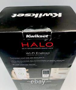 Kwikset Halo Wi-Fi Touchscreen Smart Lock Keyless Entry Polished Chrome Finish