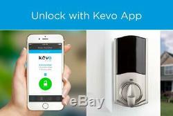 Kwikset Kevo Smart Keyless Door Lock Conversion Bluetooth Kit Bronze Alexa