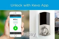 Kwikset Revo Smart Lock Conversion Kit Alexa Bluetooth Keyless Deadbolt Bronze