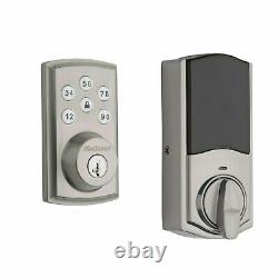 Kwikset Smart Door Lock Keyless Entry Smart Key Automatic Door Lock Z-Wave
