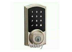 Kwikset Touchscreen smart Door lock Satin Nickel deadbolt 99160-020