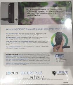 LOCKLY PGD628FMB SECURE PLUS LATCH SMART DOOR LOCK With BLUETOOTH BRAND NEW