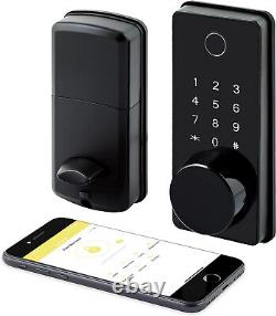 LOCKSTAR Smart Door Lock. Keyless Deadbolt. Multiple Entry App, Fingerprint