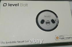 Level Bolt Silver The Invisible Keyless Front Entry Smart Door Lock With Manual
