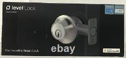 Level C-L14U Touch Edition Keyless Entry Invisible Smart Lock in Matte Black