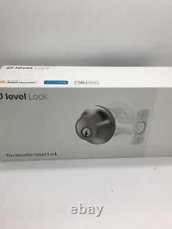 Level Lock Keyless Entry Smart Lock? C-E14U, Matte Black RR2435-U2