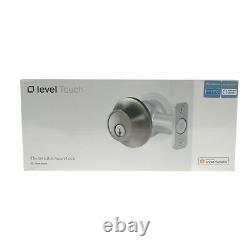 Level Lock Smart Lock Touch Edition Keyless Entry Lock C-L12U Satin Nickel NEW