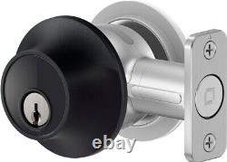 Level Lock Smart Lock Touch Edition Smart Deadbolt Keyless Entry, Black SEALED