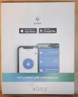 Lockly 6s Satin Nickel Smart Touchscreen Keypad Door Latch Lock Bluetooth PDG6S