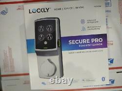 Lockly Bluetooth Fingerprint WiFi Keyless Entry Smart Door Lock (PGD728WSN)