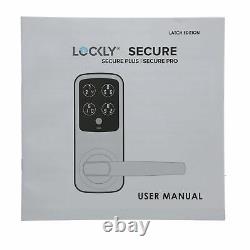 Lockly Fingerprint Keyless Entry Door Smart Lock PGD628FMB Matte Black OPEN BOX