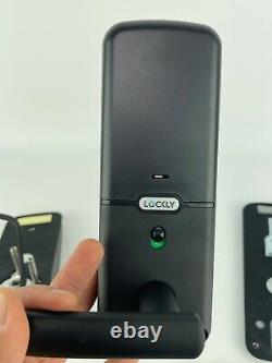 Lockly Fingerprint Keyless Entry Door Smart Lock PGD628FMB Matte Black OPEN BOX