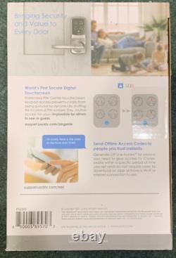 Lockly Model 6S Latch Edition PGD6S Bluetooth Smart Lock NEW IN BOX