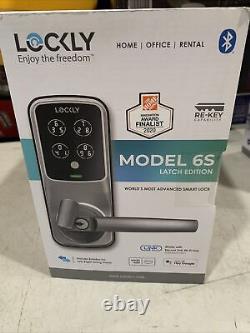 Lockly Model 6S Latch Edition Smart Lock NIB