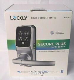Lockly PGD628F Bluetooth Keyless Fingerprint Touchscreen Smart Lock Satin Nickel