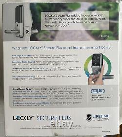 Lockly PGD628F Bluetooth Keyless Fingerprint Touchscreen Smart Lock Satin Nickel