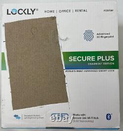 Lockly PGD728F SECURE PLUS Deadbolt Editon Advanced Smart Lock PGD728FMB NEW