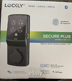 Lockly Secure Plus Deadbolt Keyless Door Smart Fingerprint Lock ret $249.99